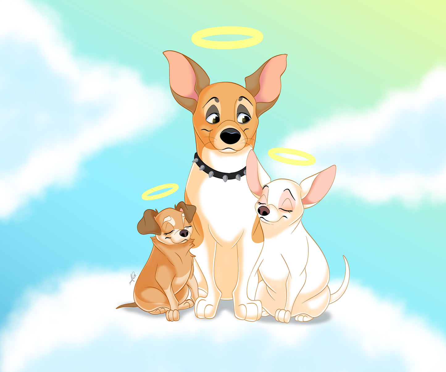 Custom Cartoon Pet Portrait